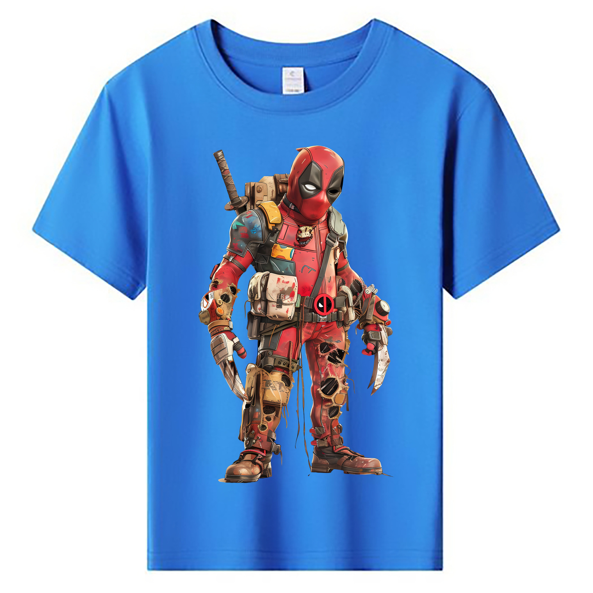 （画像用） Deadpool デッドプール 綿100％キッズTシャツ（フロントプリント）